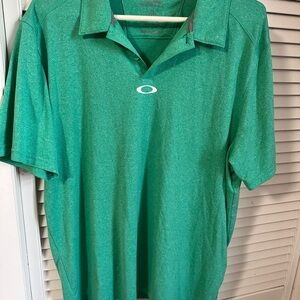 Oakley Men's Vibrant Green Polo